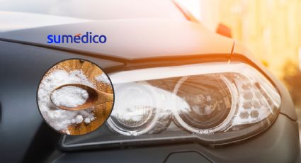 Deja los faros de tu auto impecables usando sólo bicarbonato de sodio