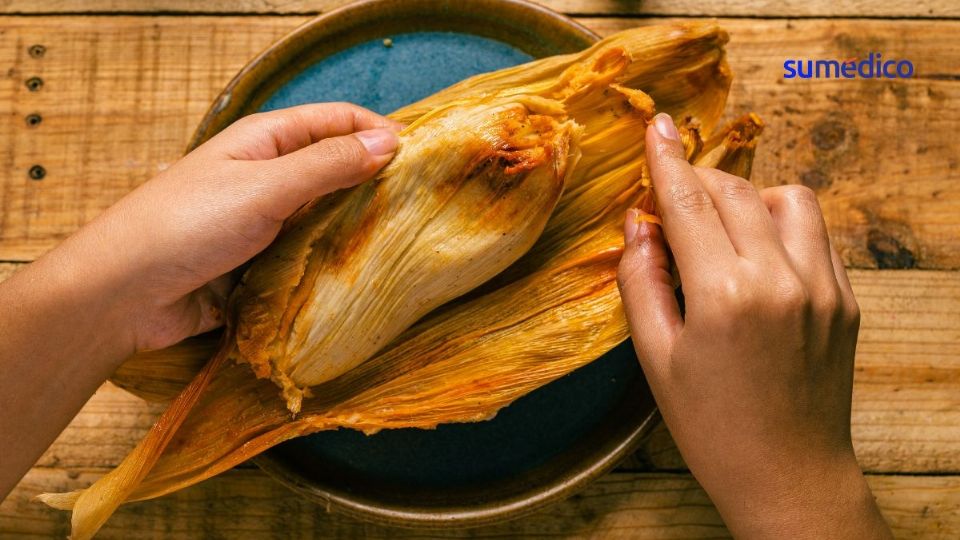 Descubre cuantas calorías tiene un tamal