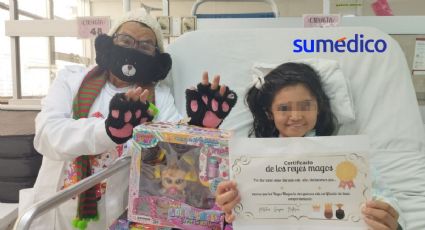 Reyes Magos dan doble regalo a Jimena: un juguete y su alta del Hospital Pediátrico de Coyoacán