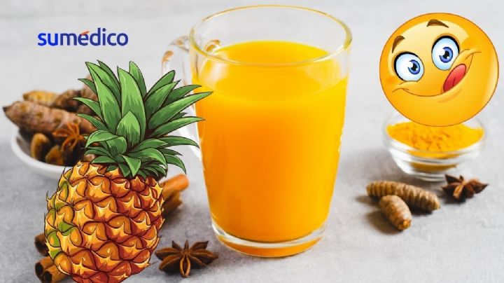¿Por qué debes tomar jugo de piña y cúrcuma todas las mañanas?
