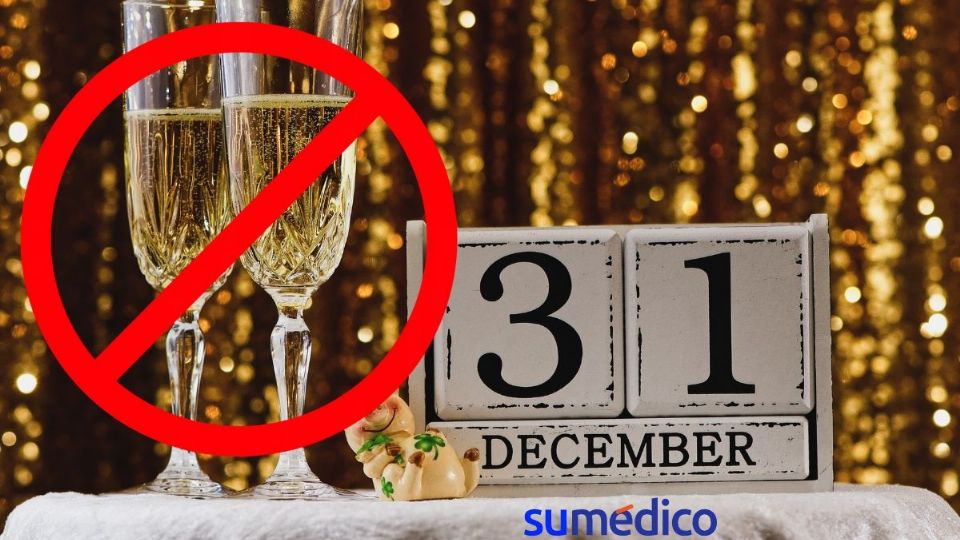 No tomar alcohol en la cena de año nuevo es una buena decisión