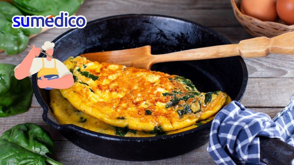 Un omelet genera mayor saciedad y por más tiempo.