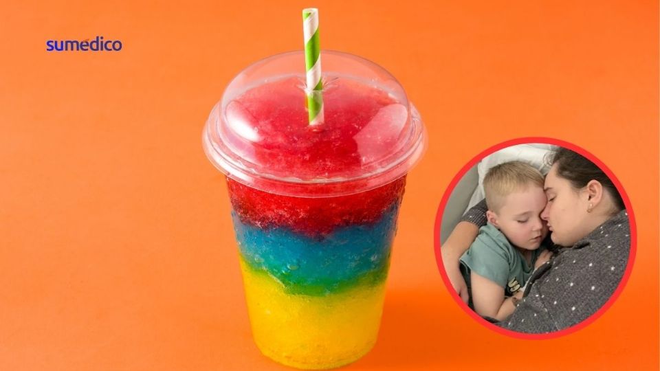 Los niños menores de 4 años no deberían consumir bebidas como los raspados, slush o granizados.