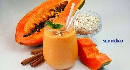 ¿Qué pasa si tomas licuado de papaya con avena todos los días en el desayuno?