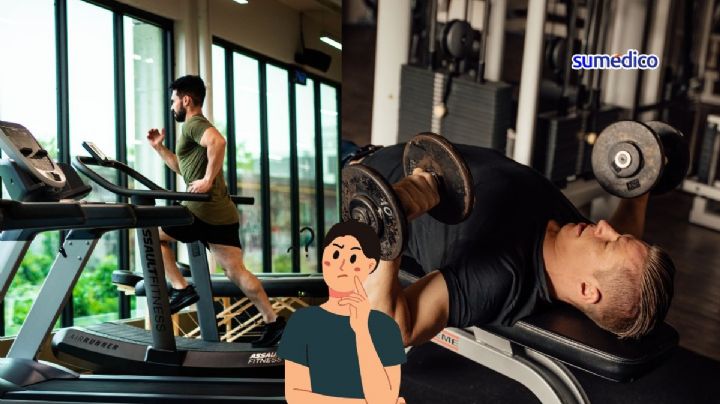 ¿Es mejor hacer cardio antes o después de las pesas? Truco para ganar músculo