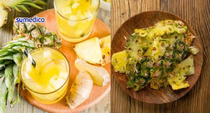 Beneficios de tomar agua de cáscara de piña antes del desayuno