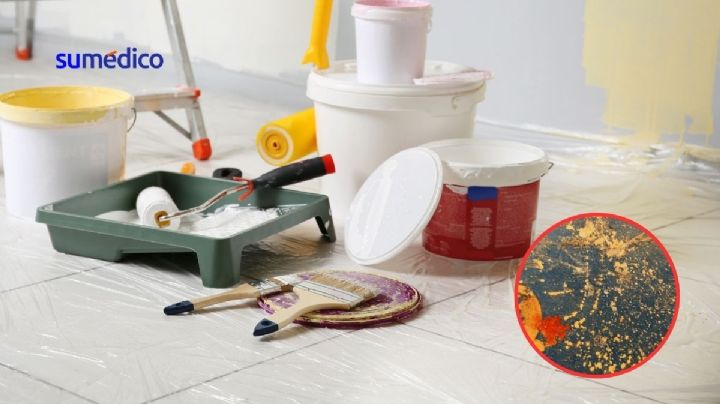Los mejores trucos para quitar manchas de pintura del piso