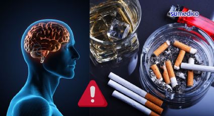 Daños en el cerebro causados por consumir tabaco y alcohol