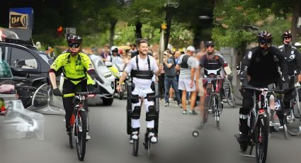 Un deportista llevó la llama olímpica con la ayuda de un exoesqueleto, ¿qué es?