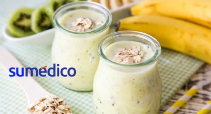 ¿Qué beneficios tiene el licuado de plátano con avena?