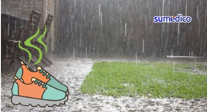 ¿Qué hacer si se mojan tus tenis con la lluvia? Truco contra el mal olor