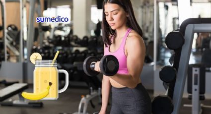 El licuado que debes tomar para ganar masa muscular y rendir más al entrenar