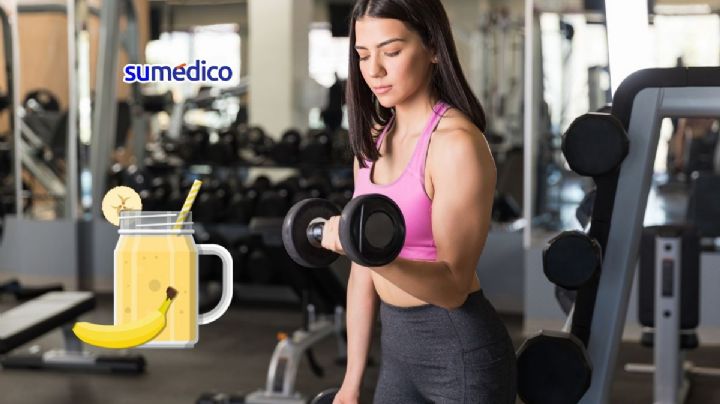 El licuado que debes tomar para ganar masa muscular y rendir más al entrenar
