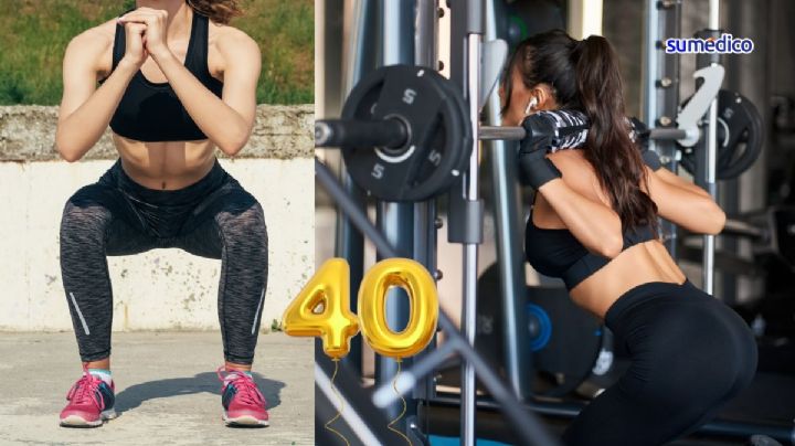 ¿Cómo aumentar glúteos a los 40? Te decimos la cantidad de sentadillas ideal