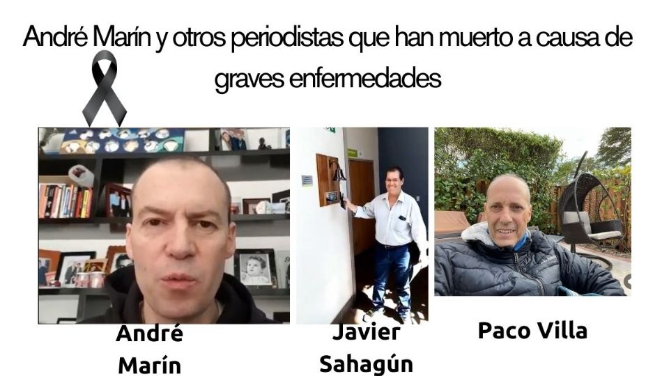 Periodistas que han perdido la vida a causa de graves enfermedades