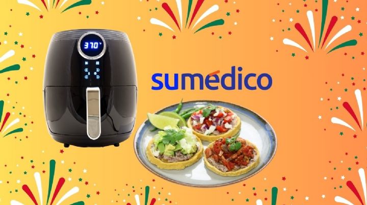 Así preparas sopes saludables en la freidora de aire