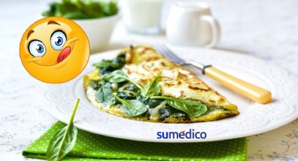 Beneficios de desayunar omelette de espinacas