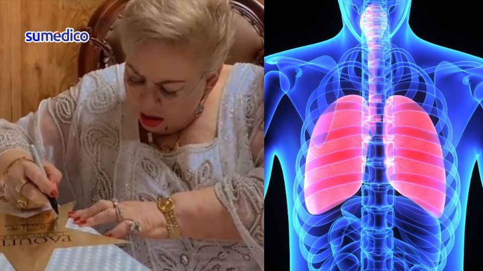 La salud de Paquita la del Barrio se complicó por un problema pulmonar.