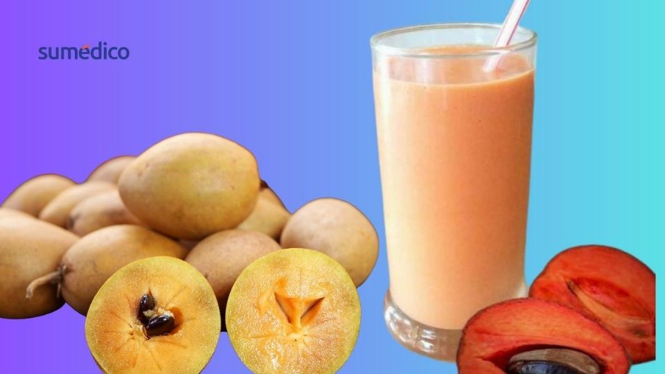 El jugo de zapote contiene antioxidantes y fibra