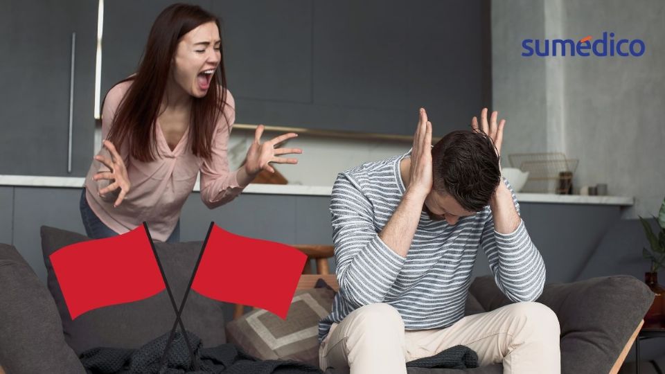 Hay banderas rojas que no debes permitirle a tu pareja