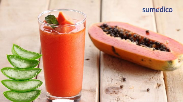 ¿Para qué sirve tomar licuado de papaya y aloe vera diario?