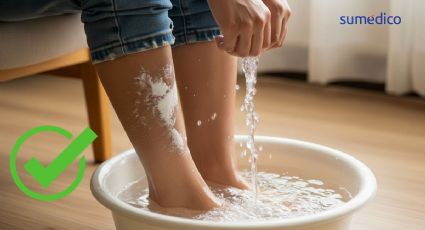 La ciencia revela para qué sirve lavar tus pies con sal y bicarbonato