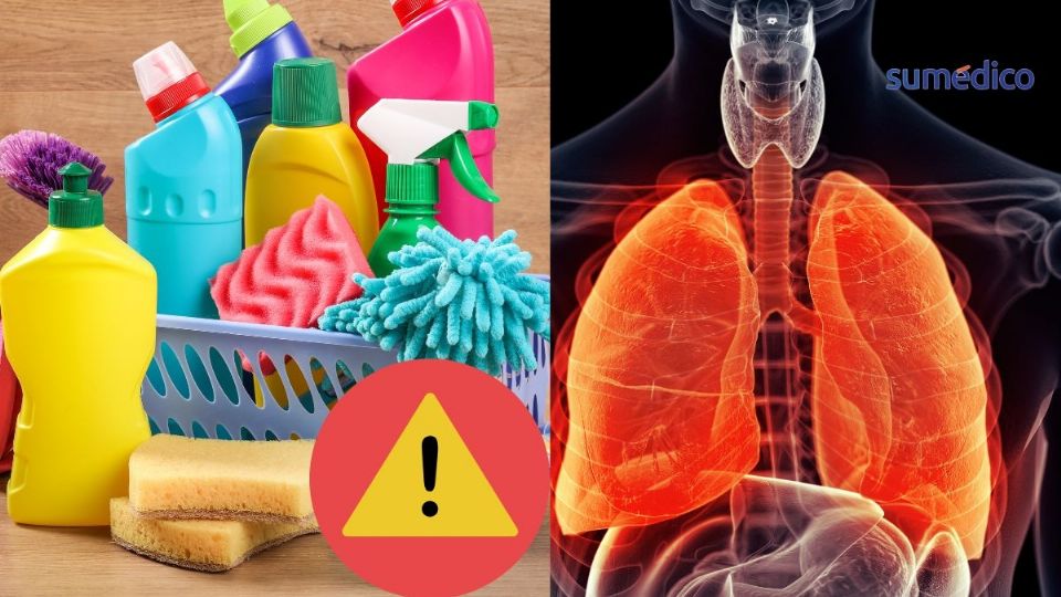 Sin darte cuenta, puedes dañar tus pulmones con productos de limpieza.