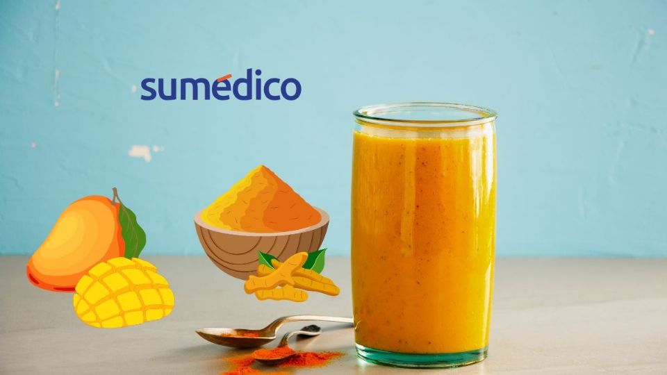 Conoce los beneficios del licuado de mango y cúrcuma