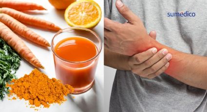Así preparas un licuado de 3 ingredientes contra el dolor articular