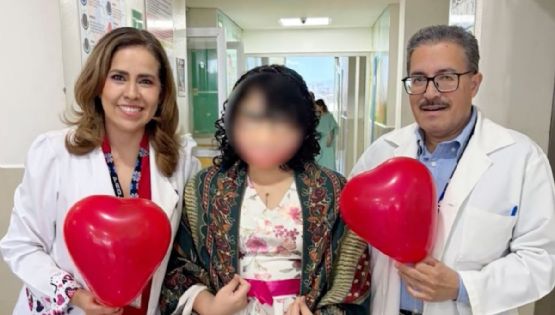 Con 14 años, Eleonor recuperó su vida con un trasplante de corazón en el IMSS