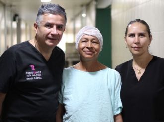 "Estoy emocionada": Francisca recibe reconstrucción mamaria en el IMSS