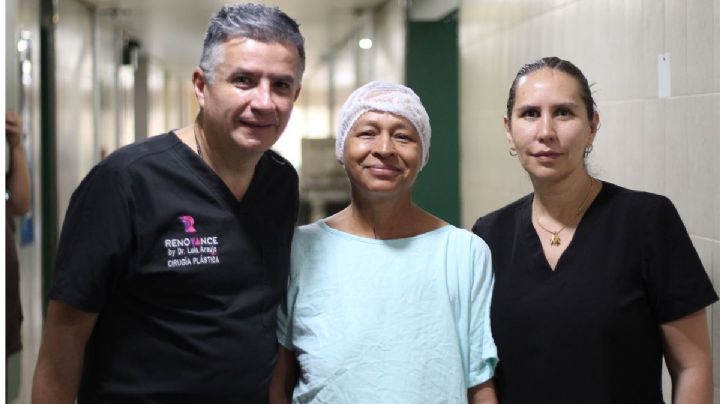 "Estoy emocionada": Francisca recibe reconstrucción mamaria en el IMSS