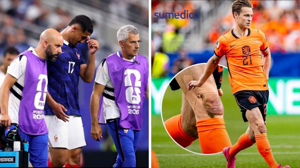 Saliba y De Jong las superestrellas que se fueron lesionadas del Mundial