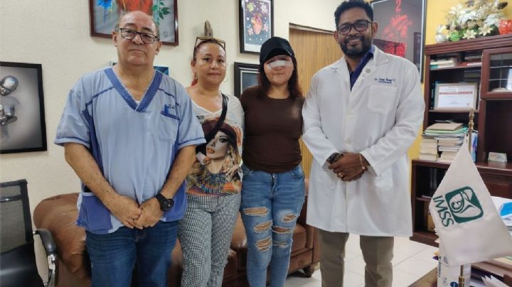 Tras accidente en moto, Katia recuperó su rostro con reconstrucción en el IMSS